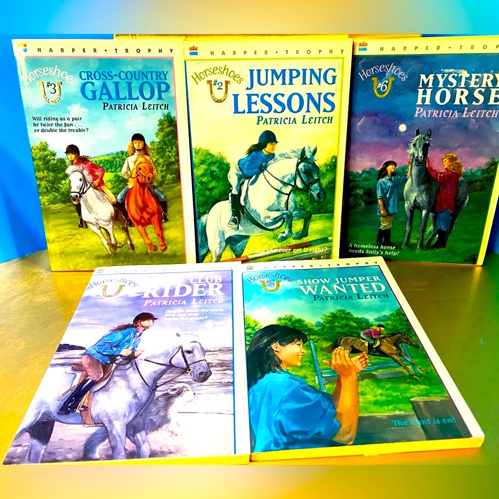 Horseshoes Harper Trophy Book Collection of 5 Includes #2, #3, #4, #5, & #6